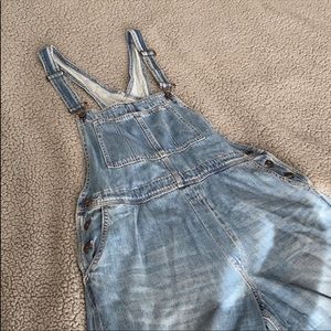 Free People Jean Overalls